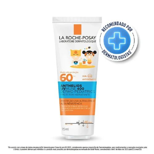 Protetor Solar Hidratante Anthelios La Roche-posay Pediatrics UVmune 400 Fps60 75ml