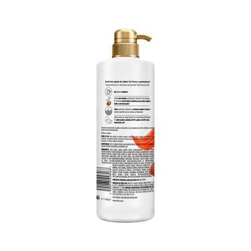 Shampoo Pantene Biotinamina B3 Antiqueda e Nutrição 510ml