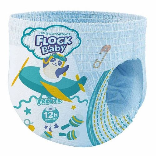 Fralda Flock Baby Calça M 36 Unidades