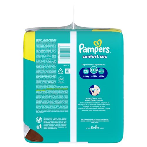 Fralda Descartável Pampers Confort Sec XXG 88 Unidades