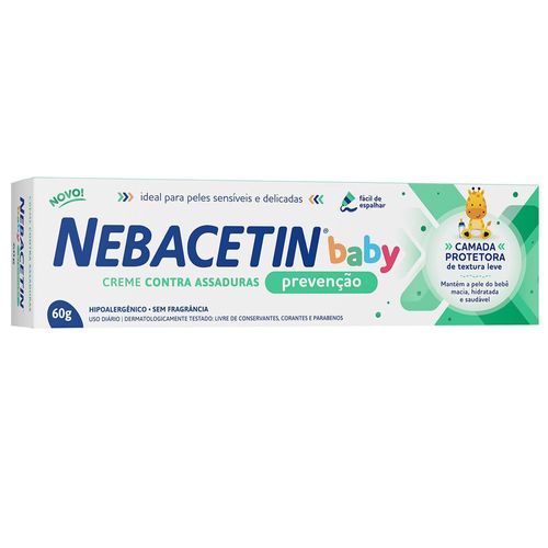 Creme Nebacetin Baby Prevenção 60g