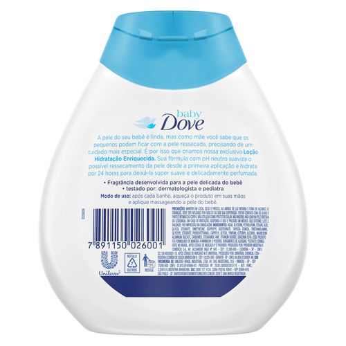 Loção Hidratante Dove Baby Hidratação Enriquecida 200ml