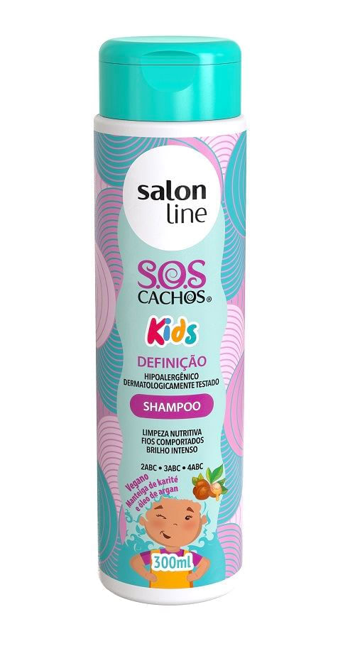 Shampoo Salon Line Kids Sos Cachos Definição 300ml