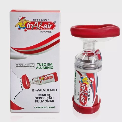 Espaçador Inal-Air Tubo de Alumínio Infantil