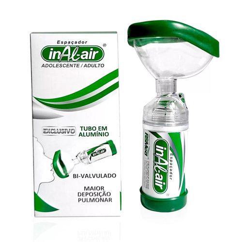 Espaçador Inal-Air Adulto Tubo Em Alumínio