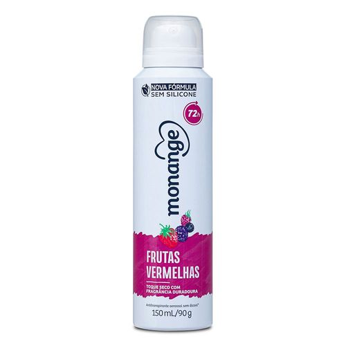 Desodorante Monange Aerossol Frutas Vermelhas 150ml