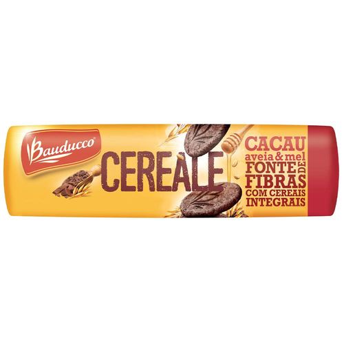 Biscoito Bauducco Cereale Cacau Aveia Mel 170g