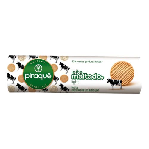 Biscoito Piraquê Leite Maltado Ligth 132g