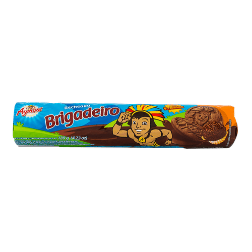 Biscoito Aymoré Recheado Brigadeiro 120g