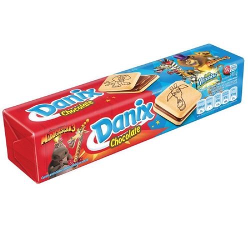 Biscoito Danix Recheado Chocolate 130g