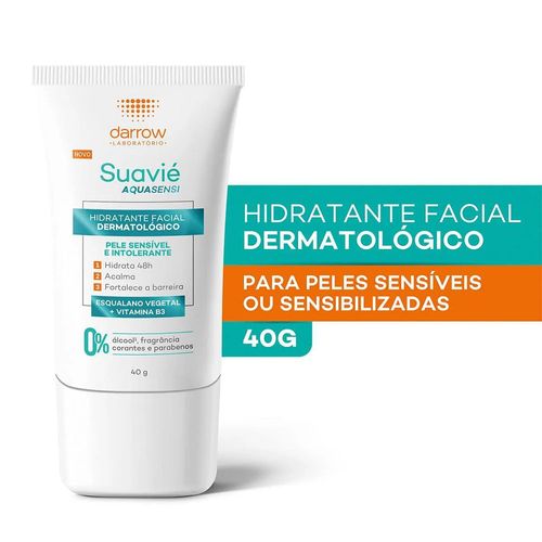 Hidratante Facial Suavié Aquasensi 40g