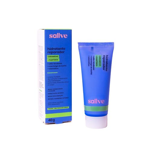 Creme Hidratante Facial Reparador Sallve Com Ceramidas e Pantenol 40g