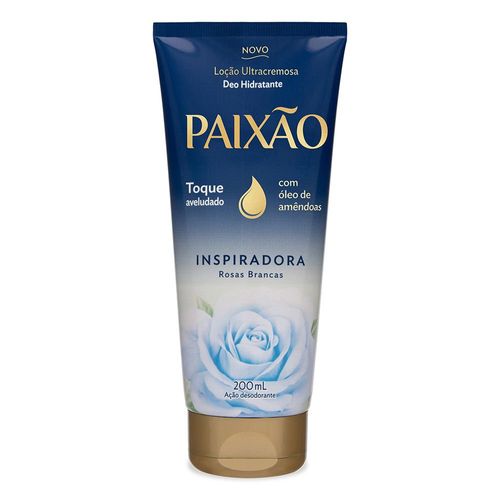 Loção Hidratante  Paixão Ultra cremosa Rosas Brancas 200ml