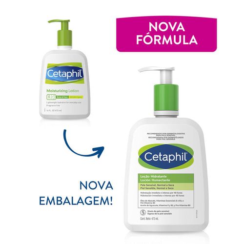 Kit 2 Cetaphil Loção Hidratante Pele Normal Seca 473ml cada