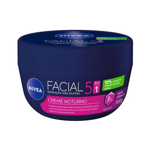 Creme Facial Nívea Noturno 100g