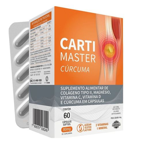 Carti master Cúrcuma 60 Cápsulas
