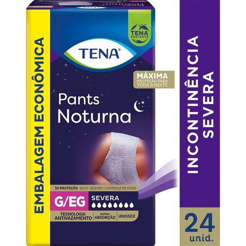 Roupa Íntima Tena Pants Noturna G/EG 24 Unidades