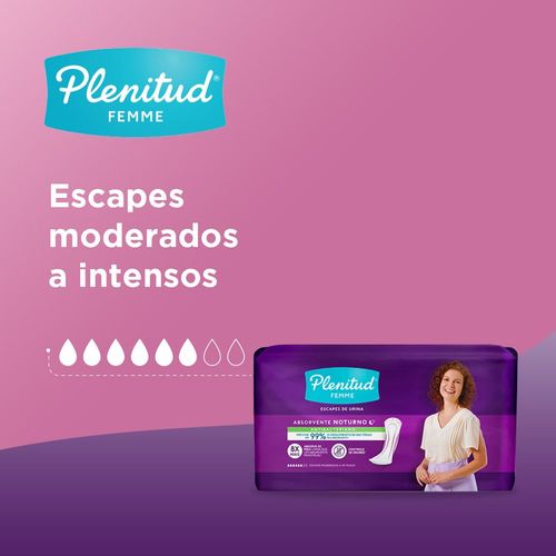Absorvente Noturno Plenitud Femme com 8 unidades