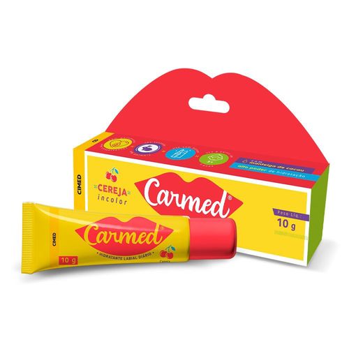 Hidratante Labial Carmed Sabor Cereja Blister 10g