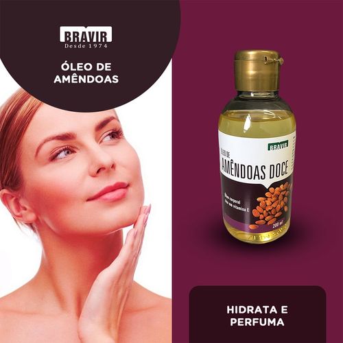 Óleo Bravir Amêndoas Doce 200ml