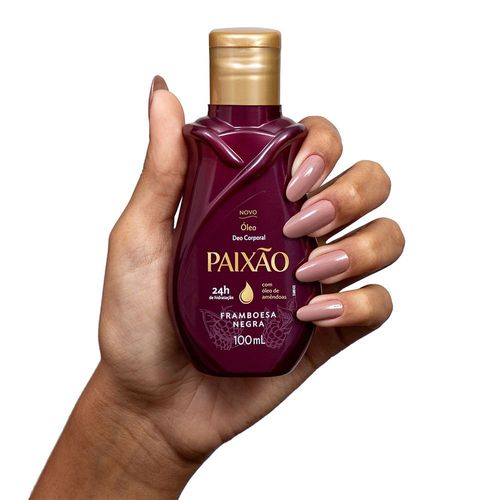 Óleo Corporal Paixão Framboesa Negra 100ml