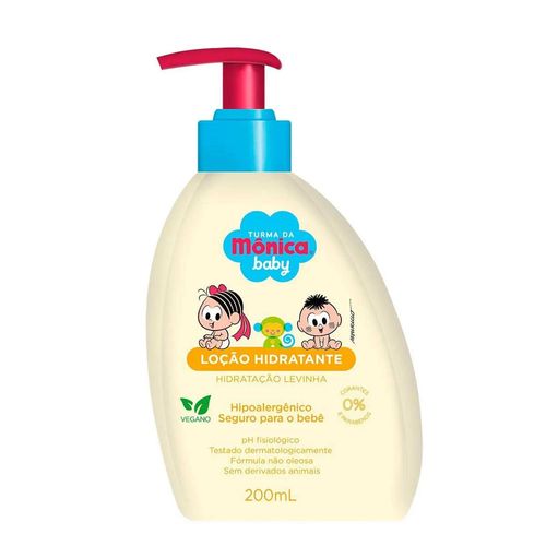 Loção Hidratante Turma da Mônica Baby Hidratação Levinha 200ml