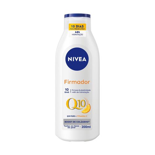 NIVEA Loção Hidratante Firmador Q10 + Vitamina C Todos os Tipos de Pele 200ml