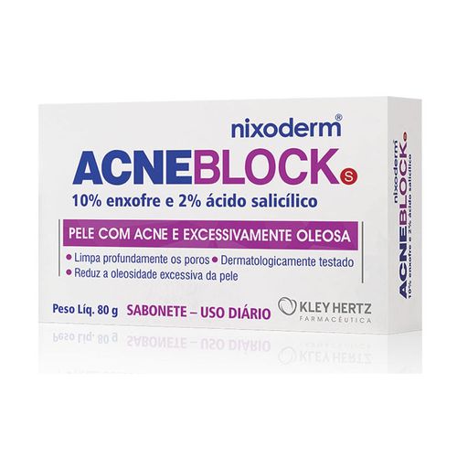 Acneblock S Sabonete 80g