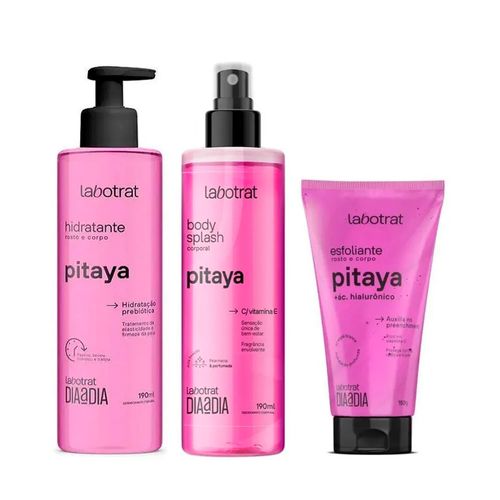 Kit Labrotrat Esfoliante 150g+Hidratante 190ml+Body Splash 190ml Pitaya