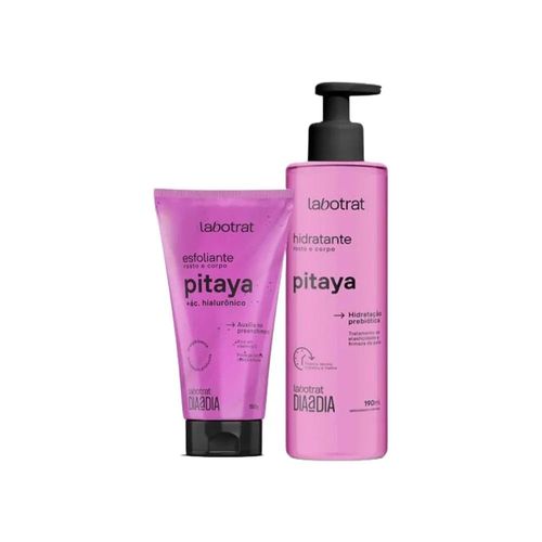 Kit Dia a Dia Labotrat Para Rosto e Corpo com Esfoliante 150g + Hidratante Pitaya 190ml