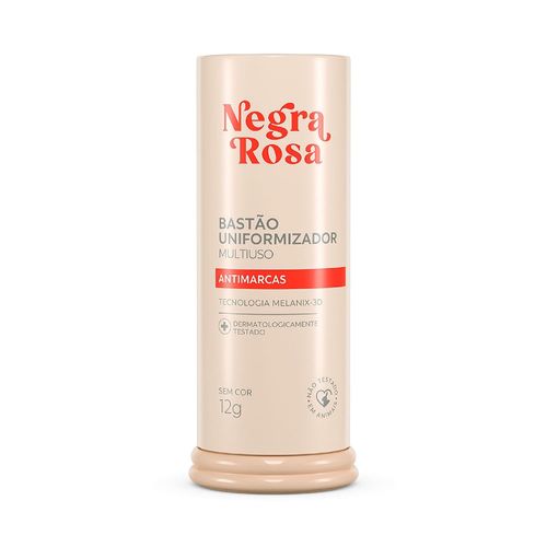 Bastão Uniformizador Multiuso Antimarcas Negra Rosa 12g