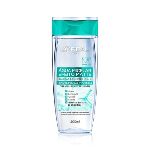 Água Micelar Loreal Efeito Matte 200ml