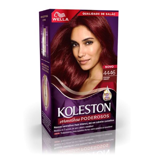Tintura Capilar Koleston 4446 Borgonha Vibrante