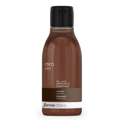 Óleo Capilar e Corporal Farmax Côco 100ml