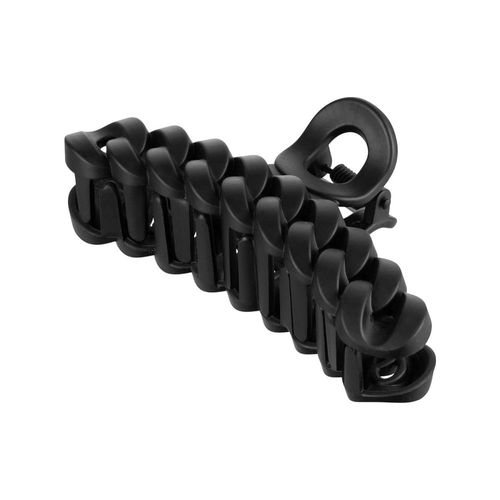 Piranha de Cabelo Proart Trança Preta Grande