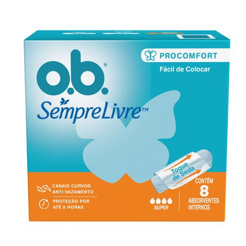 Absorvente Ob Interno Procomfort Super 8 Unidades