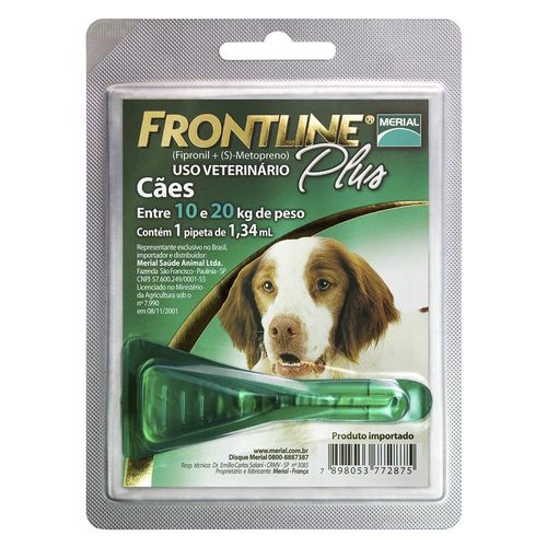 Frontline Plus Cão Médio 10 a 20Kg