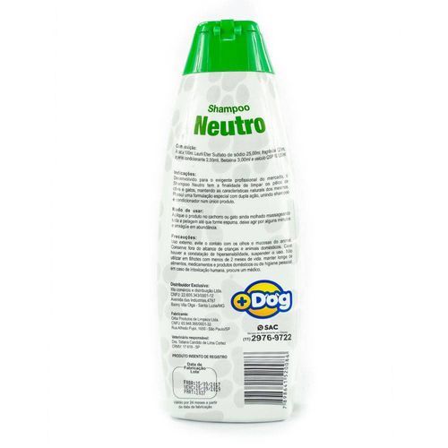 Shampoo Mais Dog Neutro 500ml