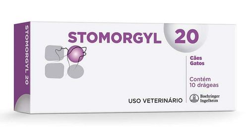 Stomorgyl 20 Cães e Gatos 10 Drágeas