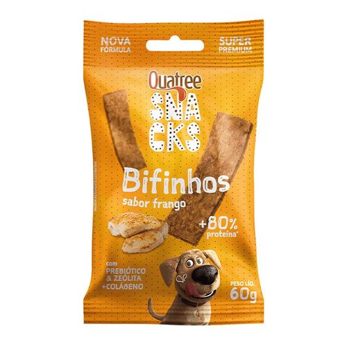 Bifinhos Quatree Snacks Sabor Frango 60g