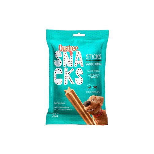 Quatree Sticks Saúde Oral Sabor Menta 60g