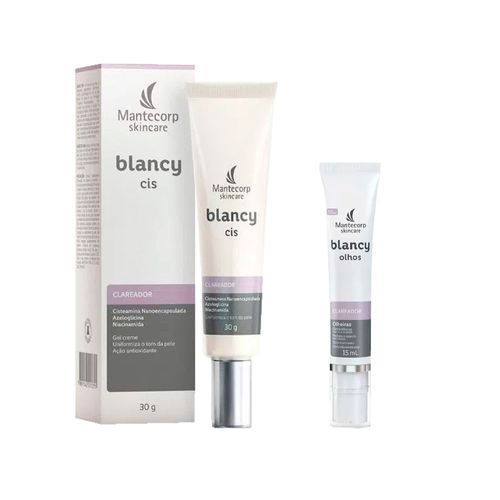 Kit Gel Creme Clareador Blancy Cis 30g + Blancy Olhos Clareador 15ml