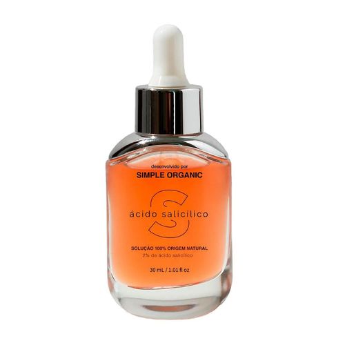 Ácido Salicílico Solução Simple Organic 30ml