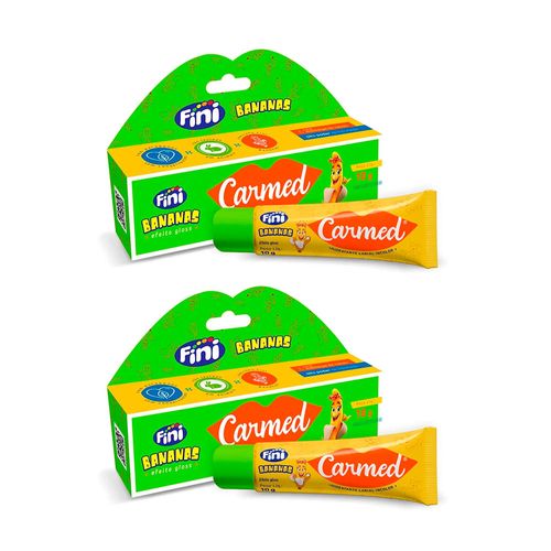 Kit 2 Carmed Labial Fini Banana 10g cada