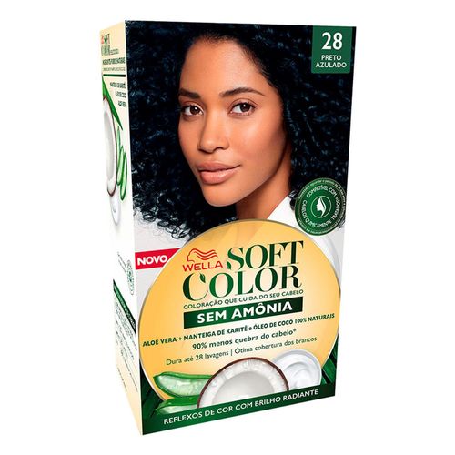 Tintura Creme Soft Color 28 Preto Azulado