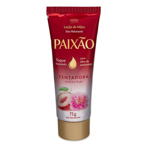 Loção Hidratante  Paixão Tentadora Mãos Ameixa Rubi 75g