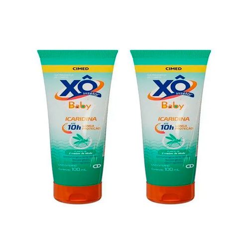 Kit 2 Repelente Xô Inseto Gel Baby Icaridina 100ml Cada