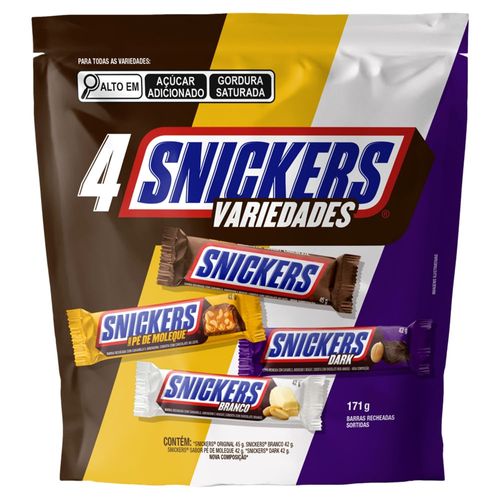 Chocolate Snickers Variedades 171g