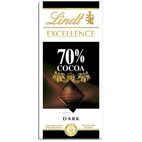 Chocolate Lindt Excellence 70% Dark Extra Fine 100g