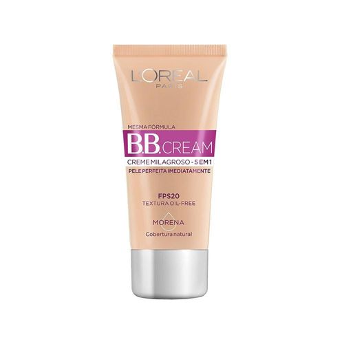 Base BB Cream L'Oréal Paris 5 em 1 Dermo Expertise Cor Escura FPS 20 30ml